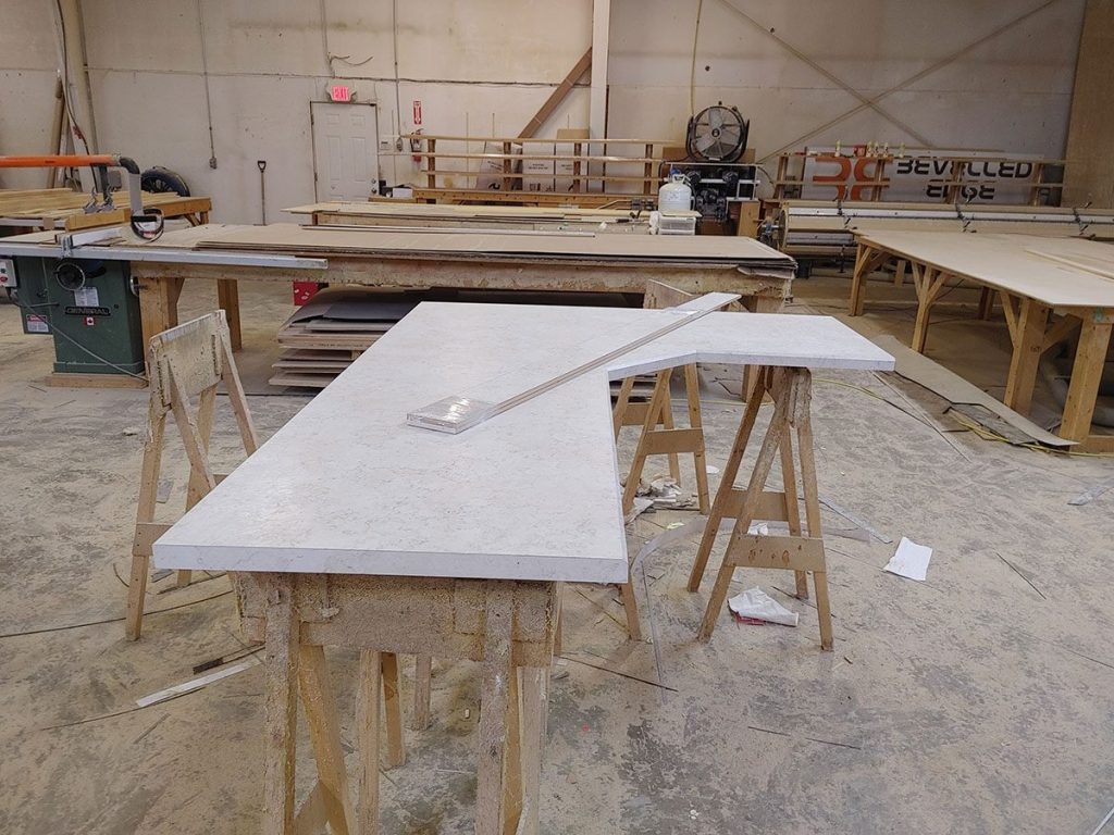 Custom Laminate Countertops Bevelled Edge Countertops